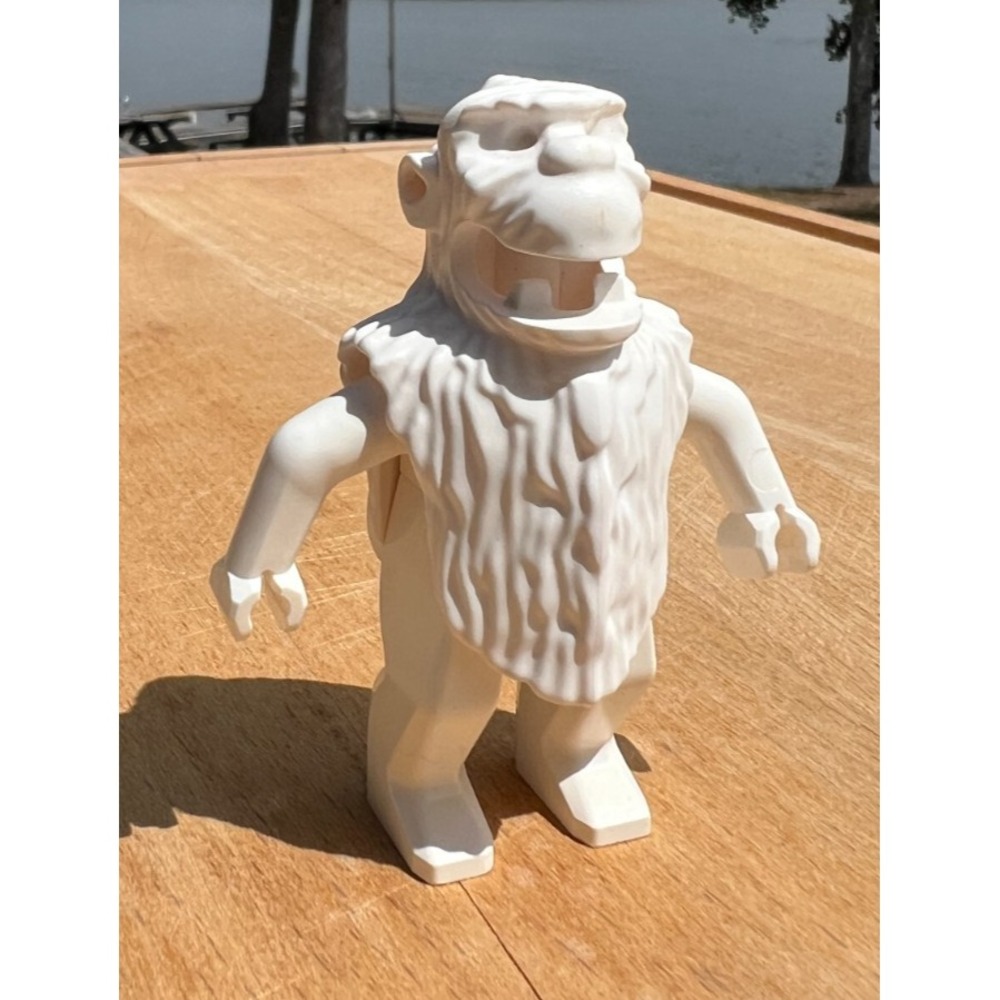 LEGO White Yeti Monster Figure Wampa Style Bigfoot Creature Rare
